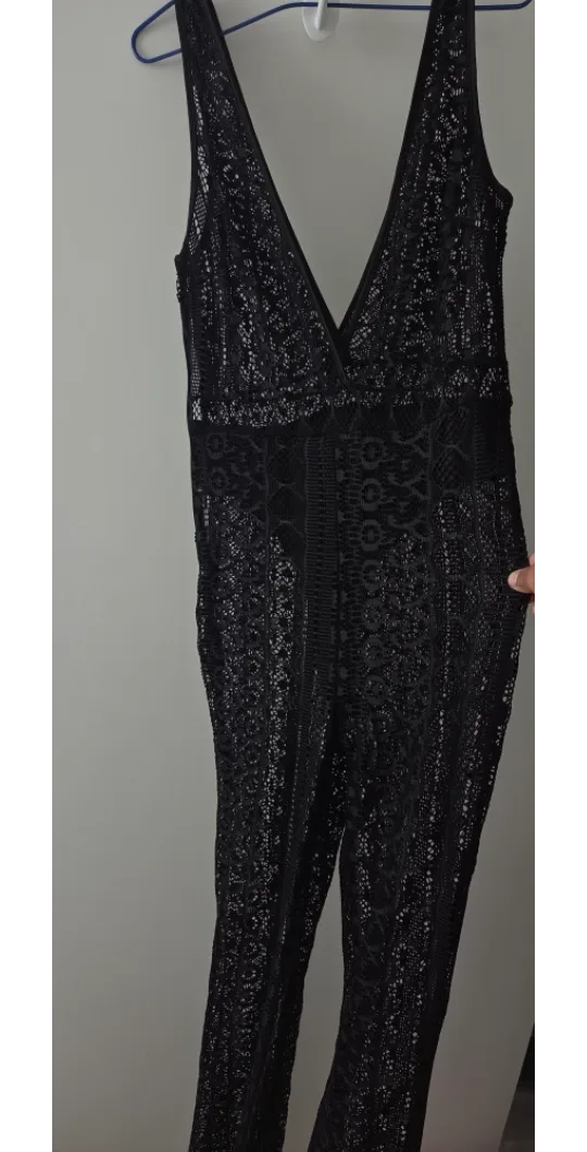 Black Lace Jumpsuit image indicator(4)