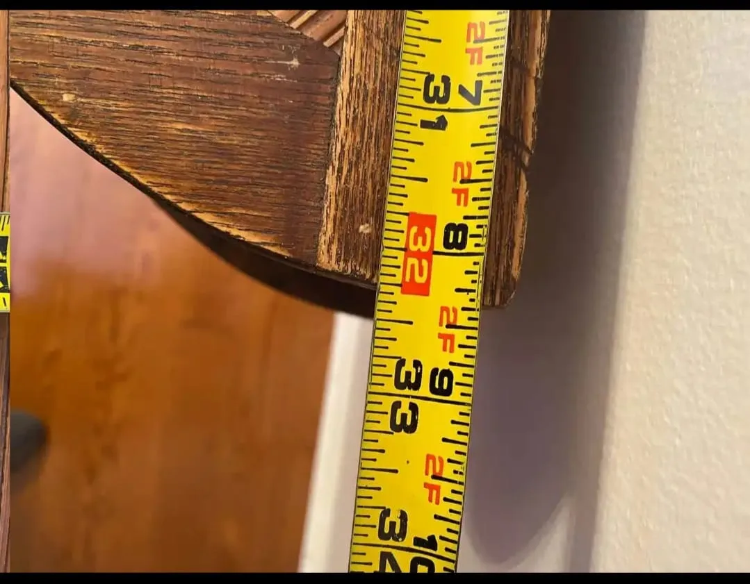 LAST weekend!! Vintage Half-Moon Console Table image indicator(6)