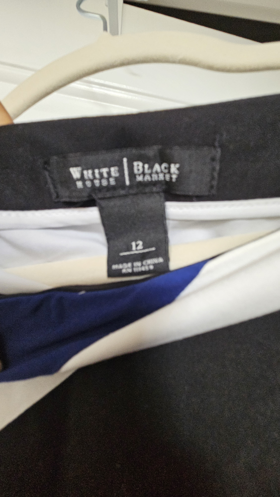 White House Black Market Striped Skirt - Medium (Size 12) - photo 2