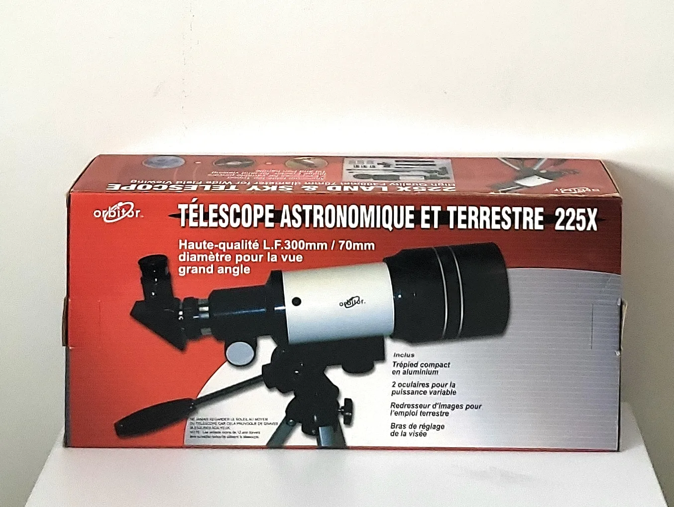 Orbitdr. 225X Land & Sky Telescope image indicator(2)