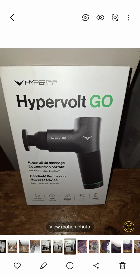 Hypervolt GO Handheld Percussion Massager - New thumbnail
