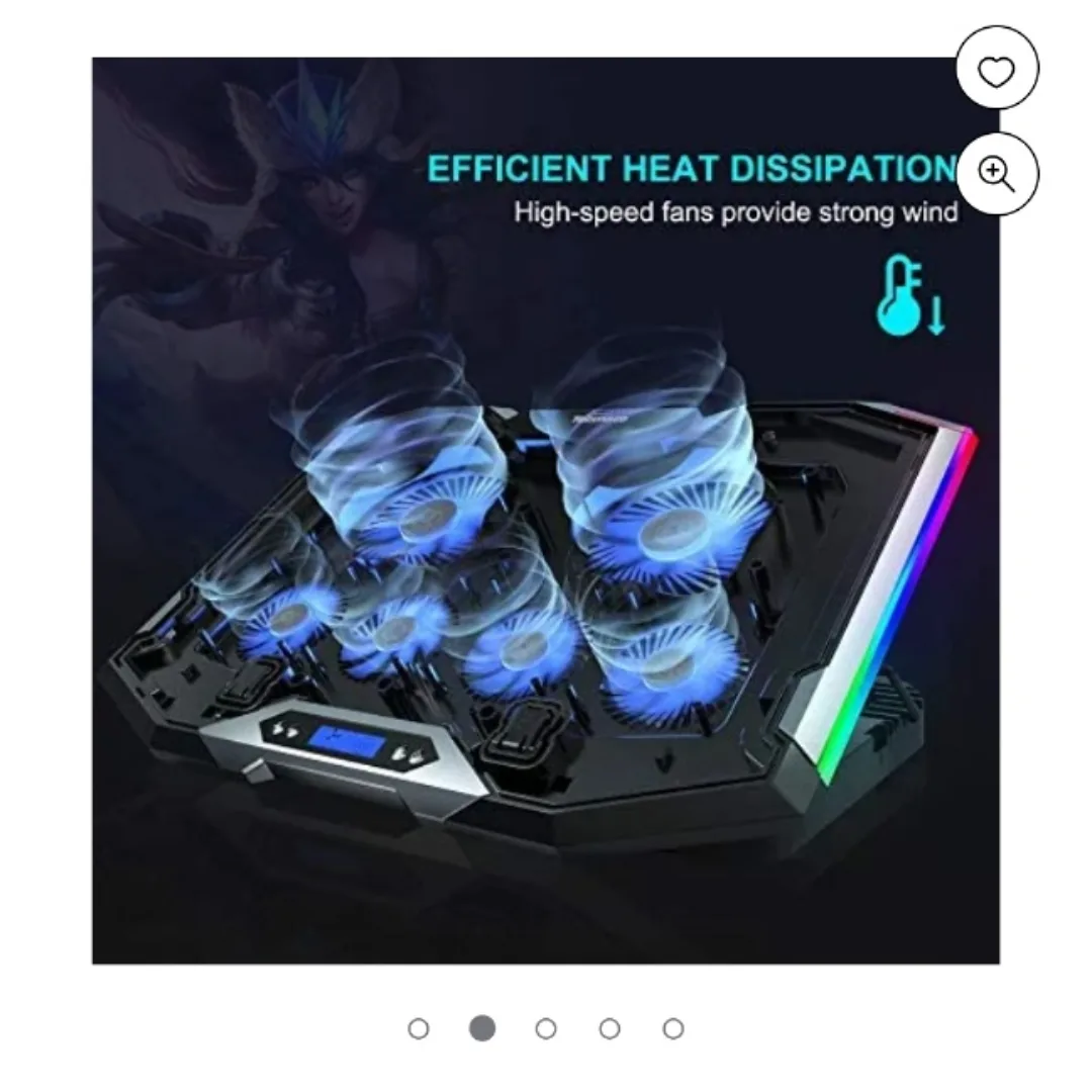 Topmate C11 Laptop Cooling Pad image indicator(2)