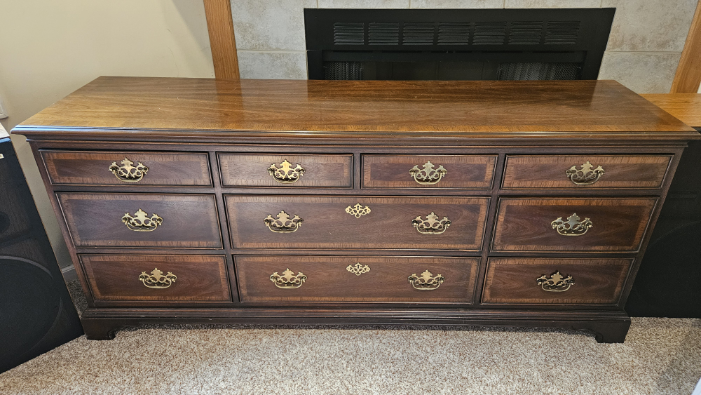 Classic Mahogany & Cedar Dresser by Drexel