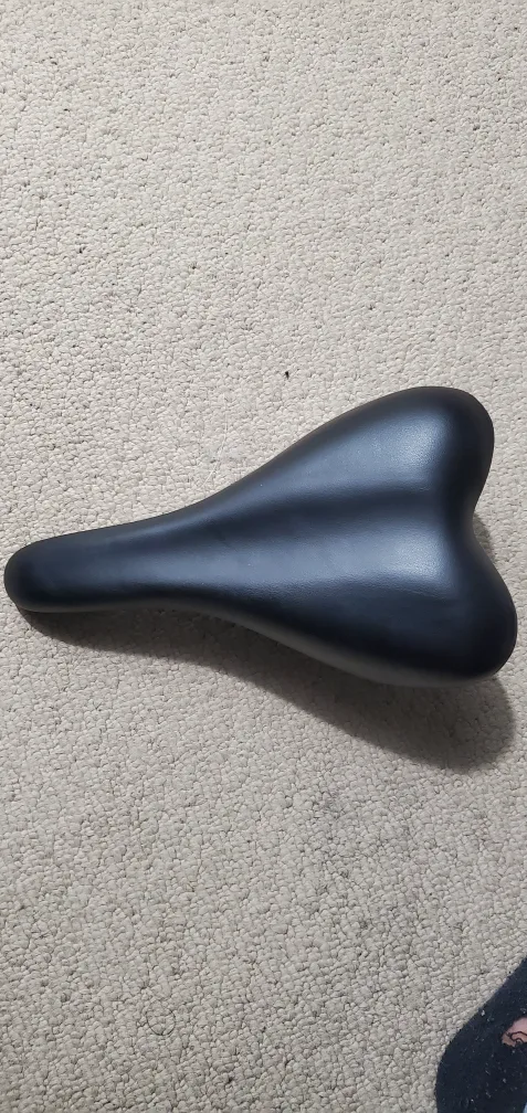 Black bicycle seat thumbnail