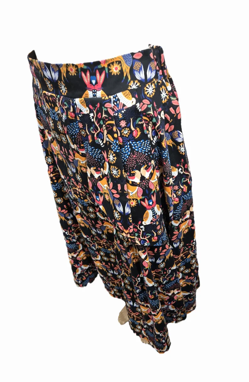 Anthropologie Eva Franco Woodland Skirt Size 6 image indicator(6)