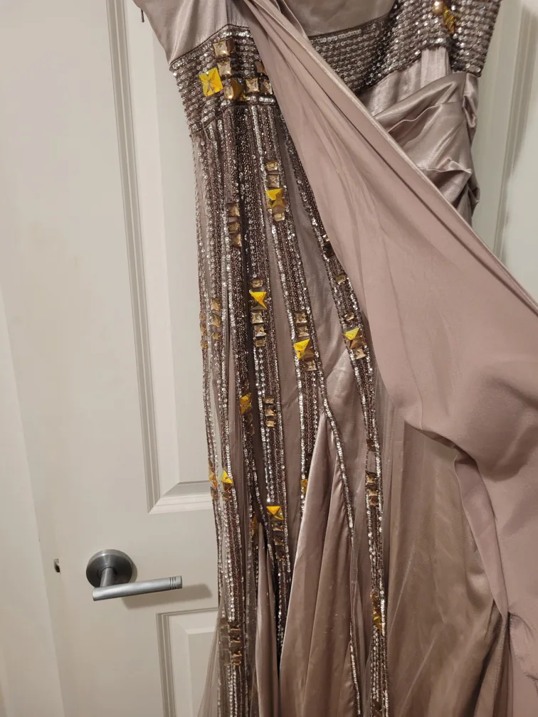 UNIQUE & Elegant Evening Gown & Nine West Clutch image indicator(8)