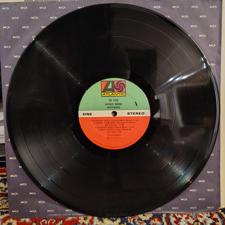 Herbie Mann Waterbed LP Album - photo 3