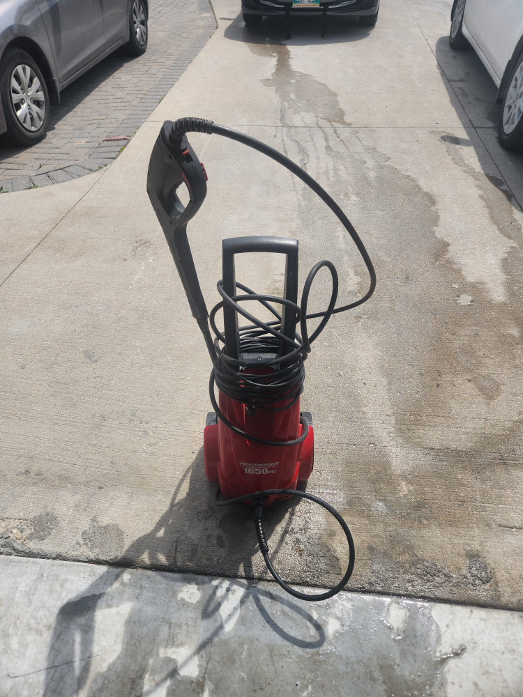 Powerwasher Pressure Washer System 1650 PSI