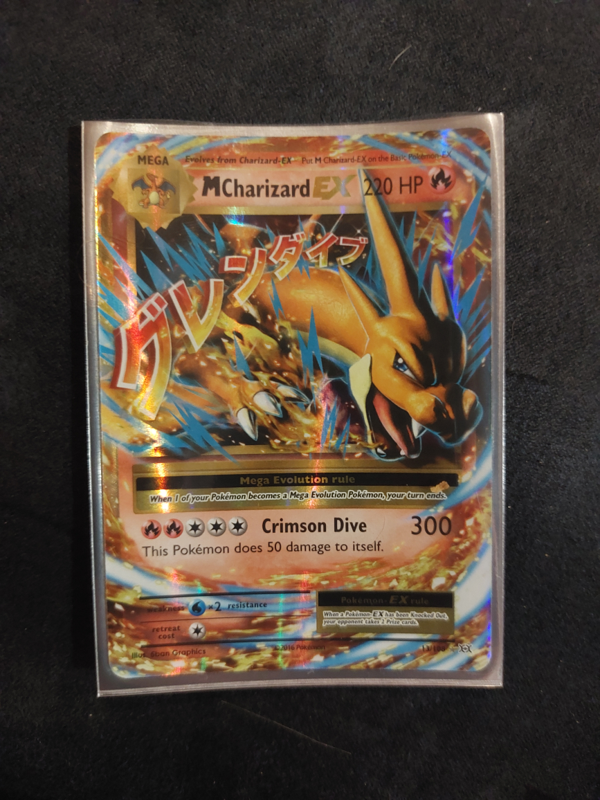 M Charizard EX Pokemon Card