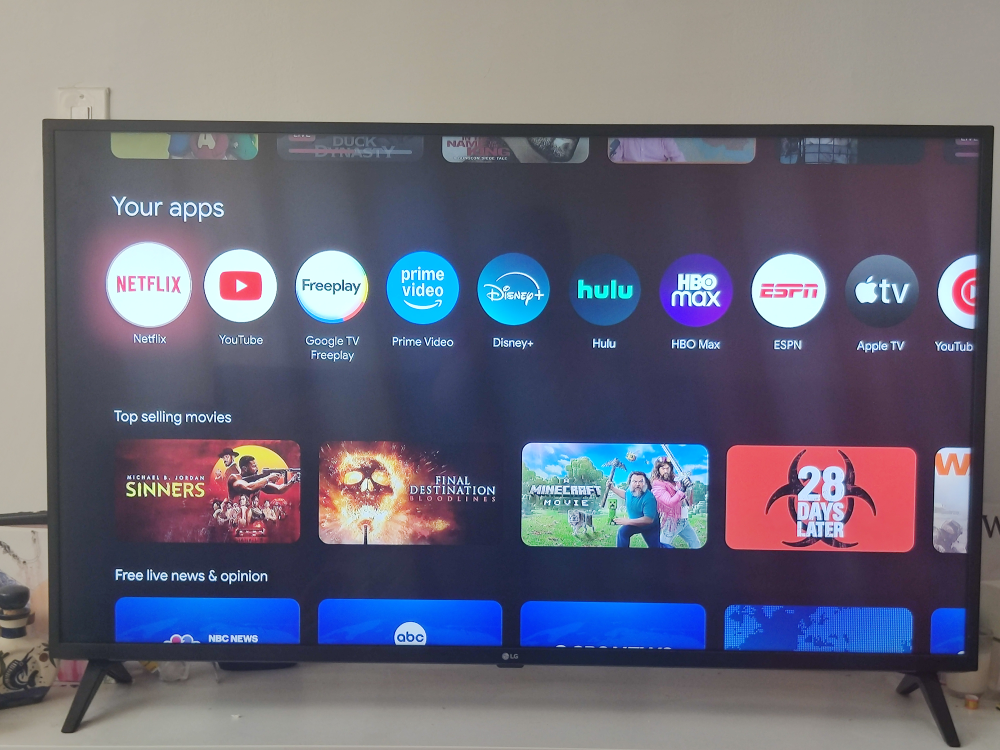 LG 50" Class UN7000 Series LED Smart webOS TV