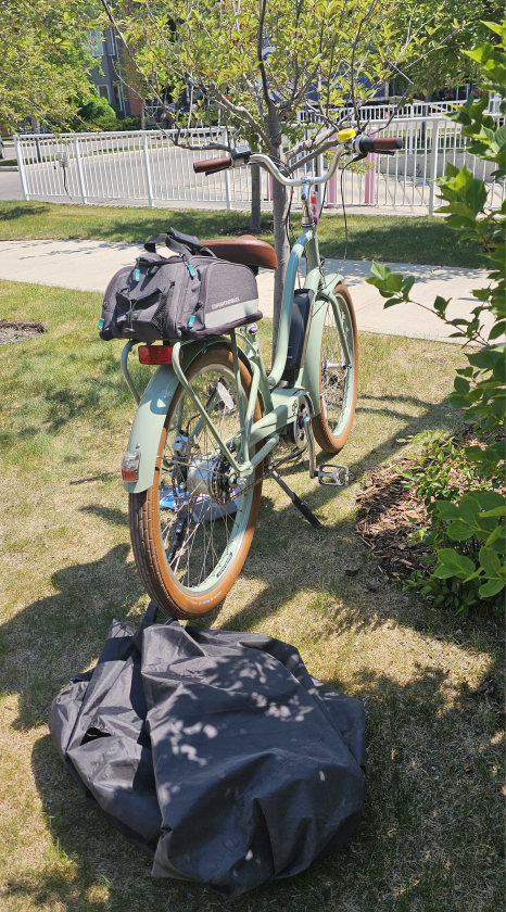 Electric Bicycle with Accessories