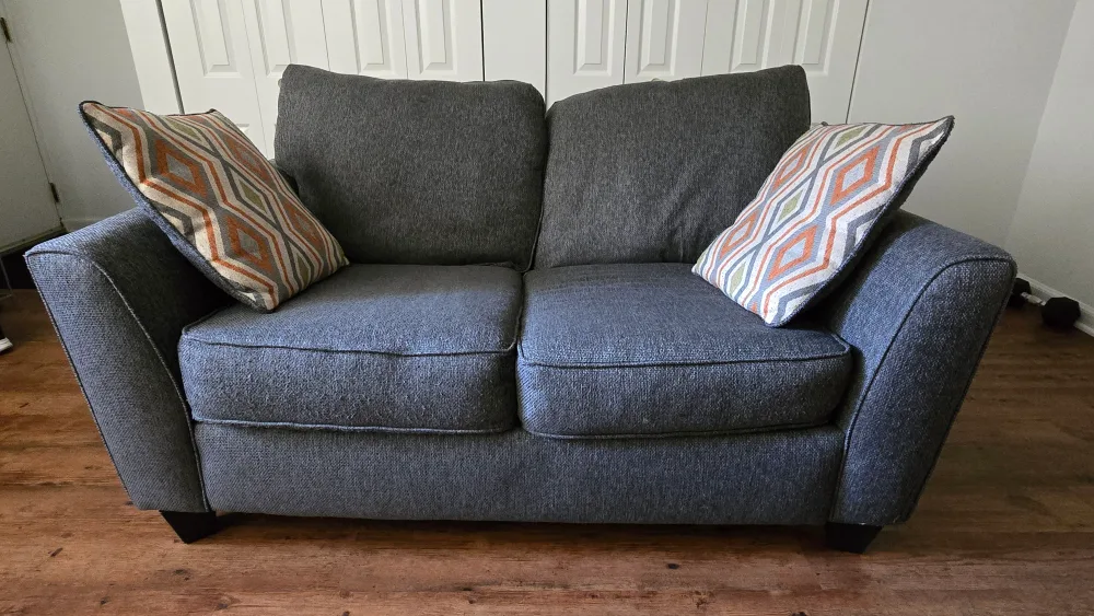 Gray Loveseat Sofa thumbnail