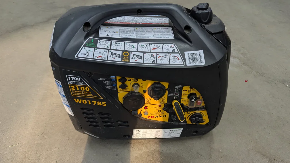 Firman W01785 2100-Watt Generator thumbnail
