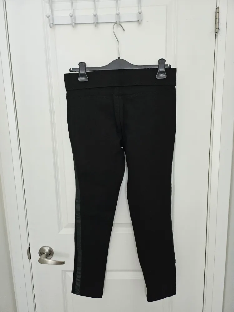 Ralph Lauren Leggings with Faux Leather Detail image indicator(3)