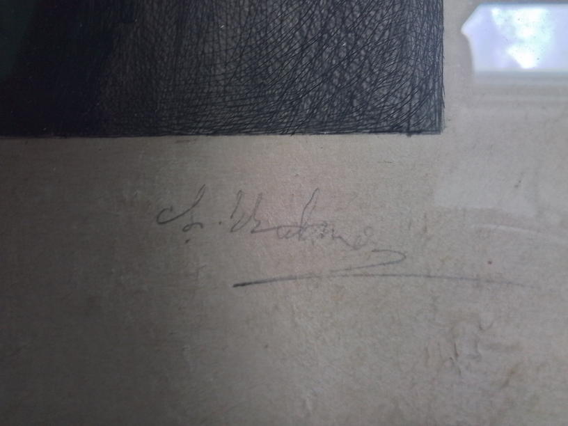 Antique Etching “Lady Camden” by C. Waltner - photo 4