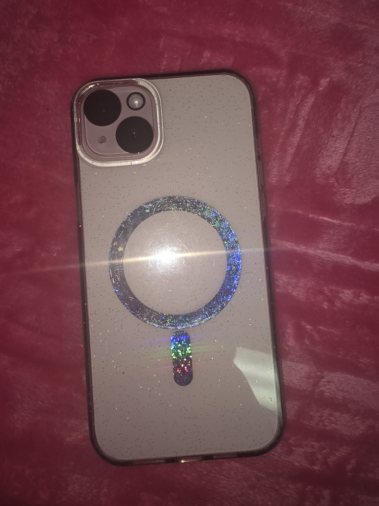iPhone 15 Plus with accessories