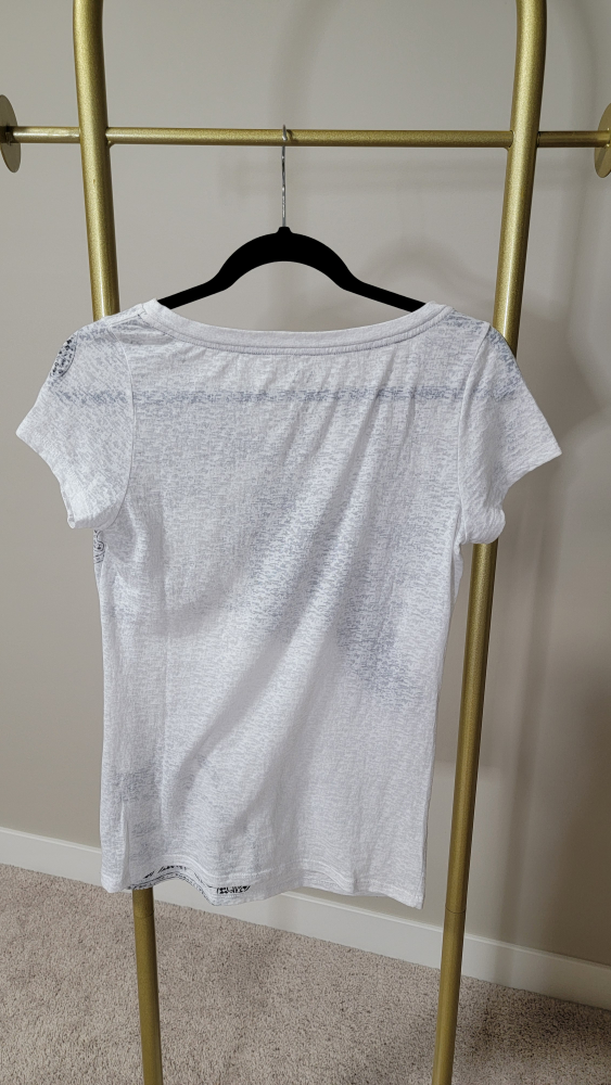Armani Exchange White Feather Graphic Tee - photo 4