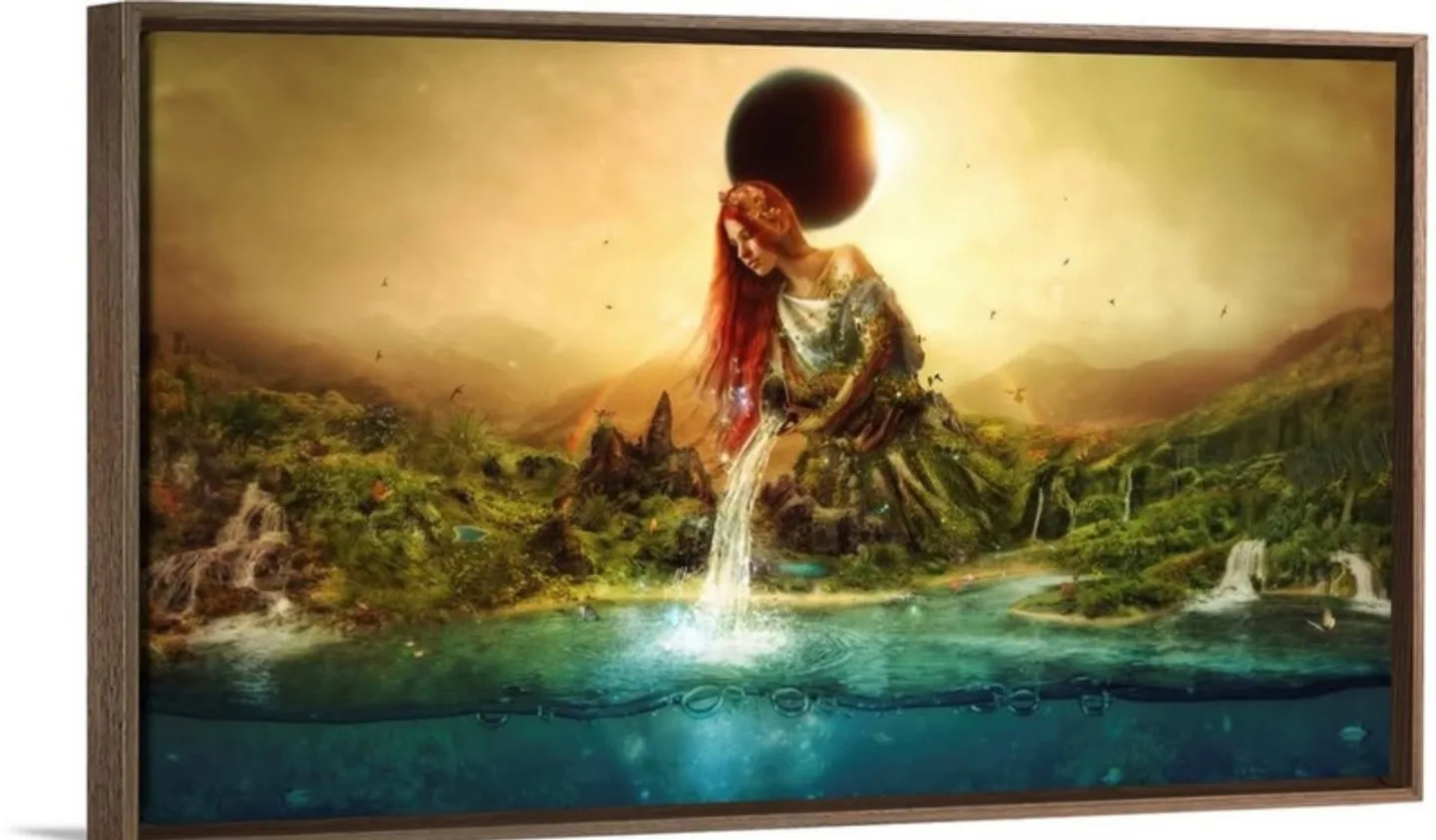 Fountain of Eternity – Mario Sanchez Nevado Framed Canvas Art thumbnail