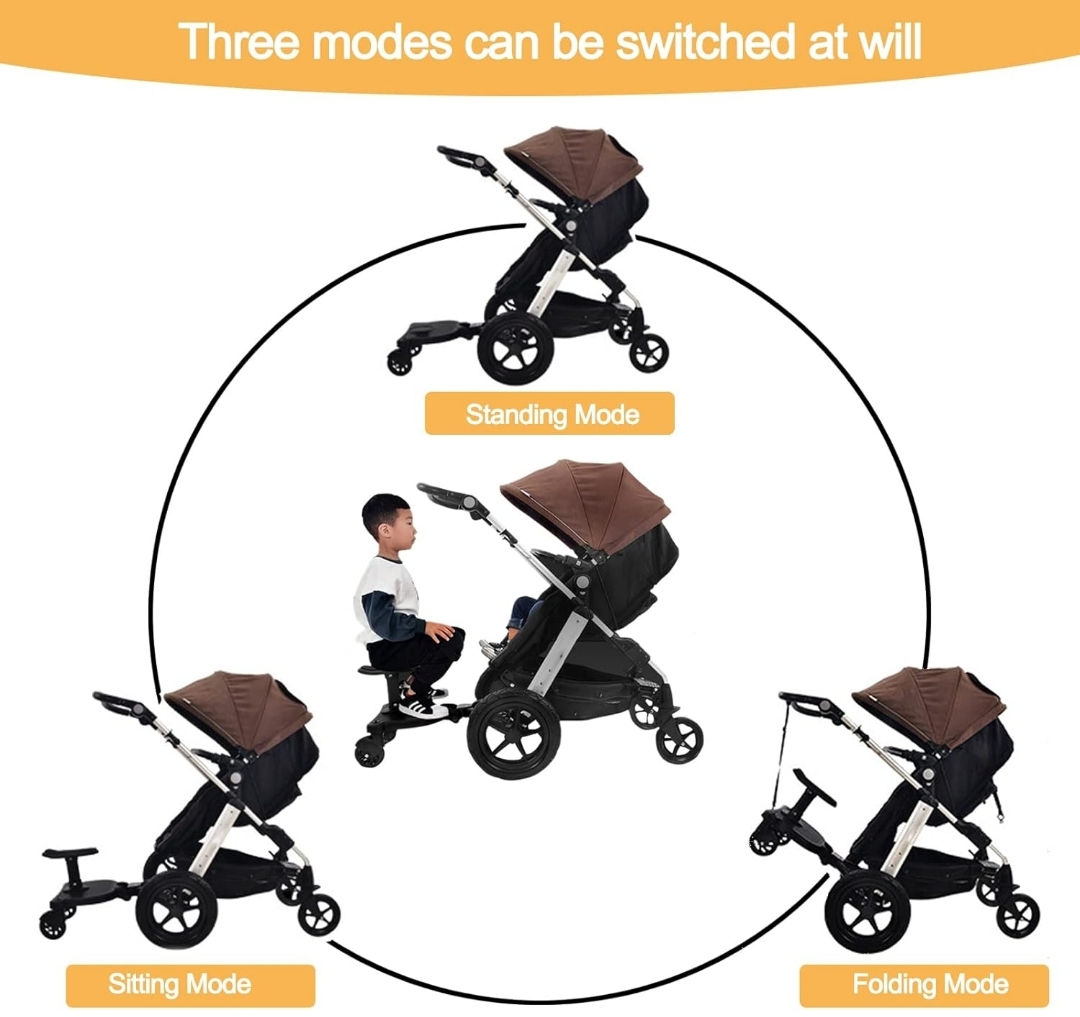 Stroller Board with Seat - Toddler Ride-Along Board - photo 4