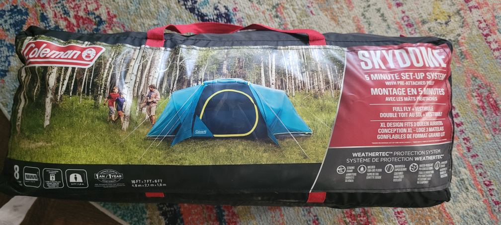 Coleman Skydome XL 8 Person Tent with Vestibule