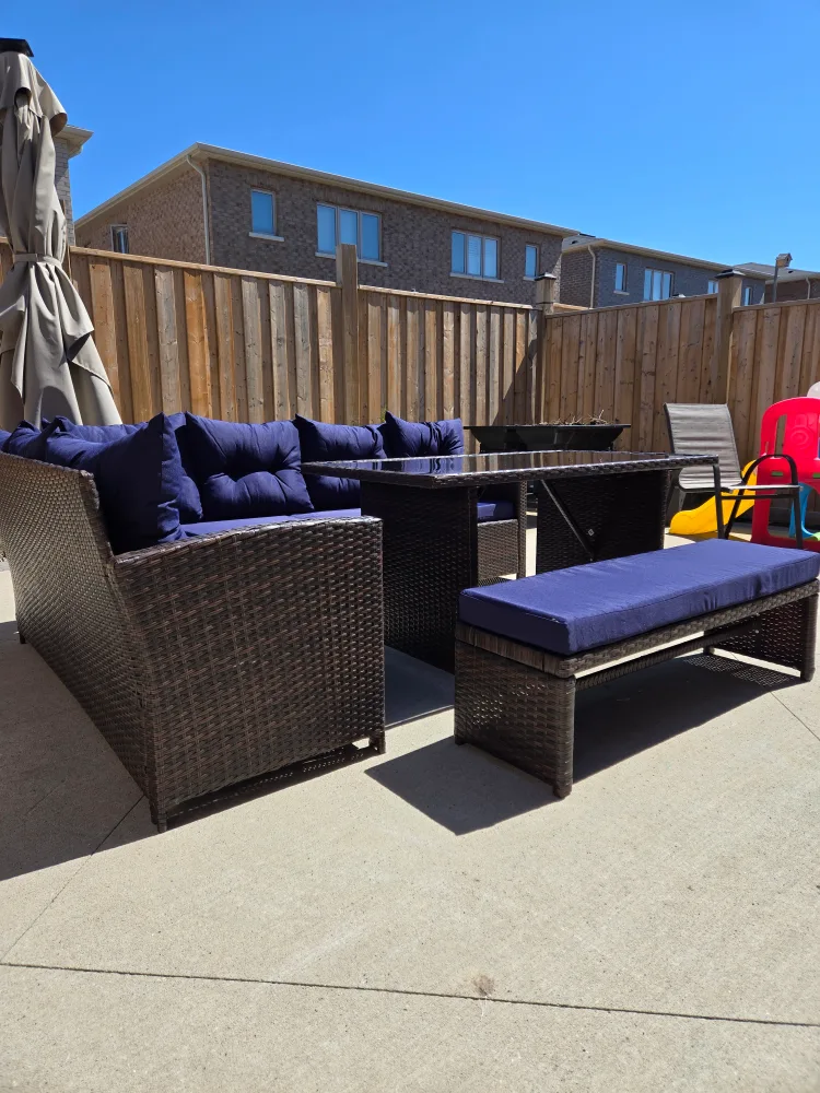 Outdoor Patio Set with Cushions image indicator(2)