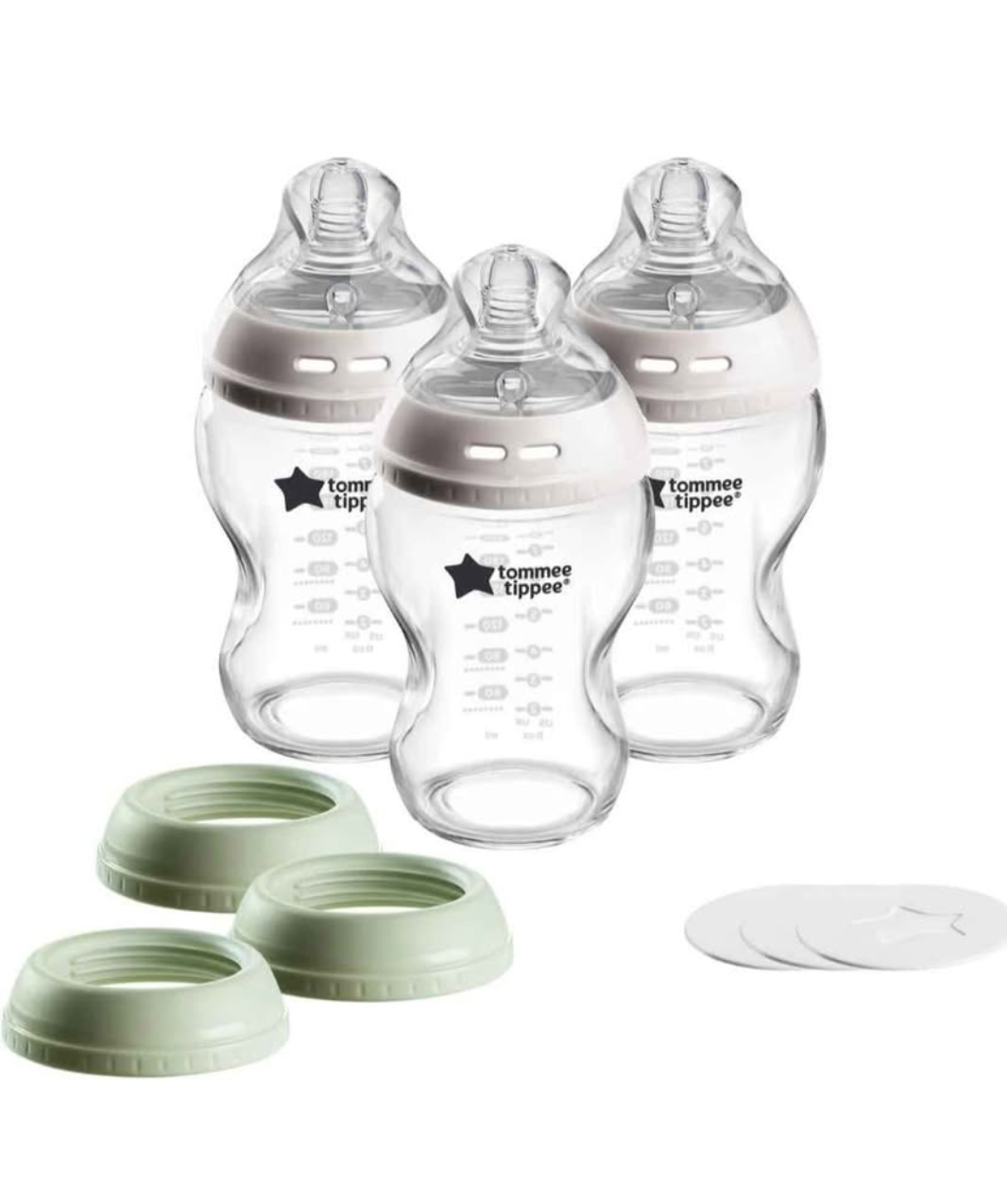 Tommee Tippee Natural Start 9-Piece Glass Bottle Set