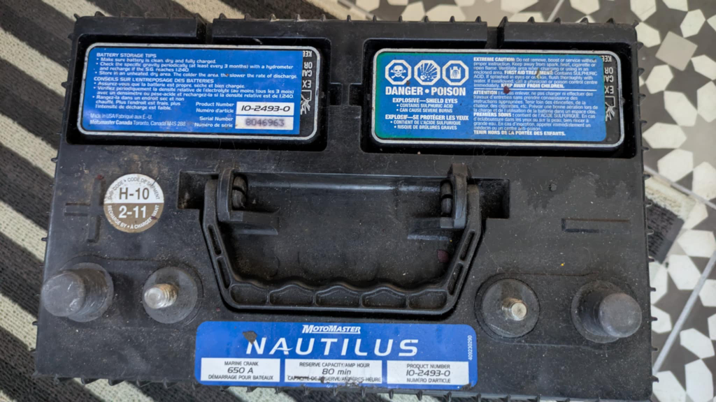 Motomaster Nautilus Marine Battery - photo 3