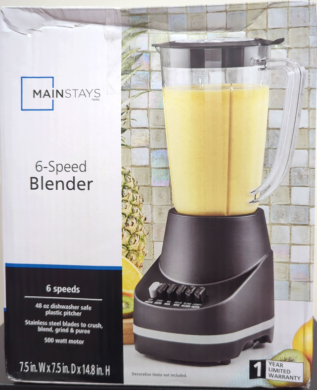 Mainstays 6-Speed Blender - photo 5
