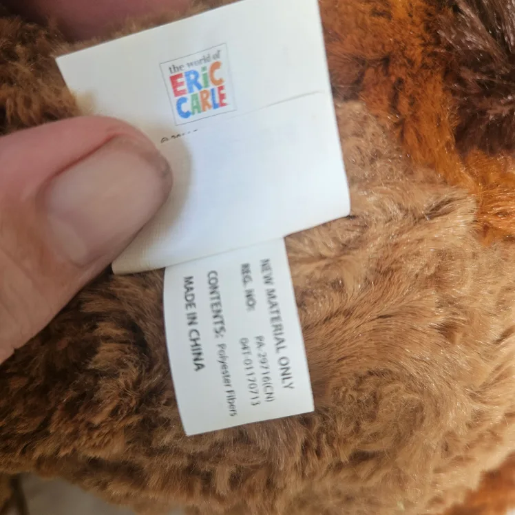 Zoobies Eric Carle Brown Bear Plush Storybook 11" image indicator(5)