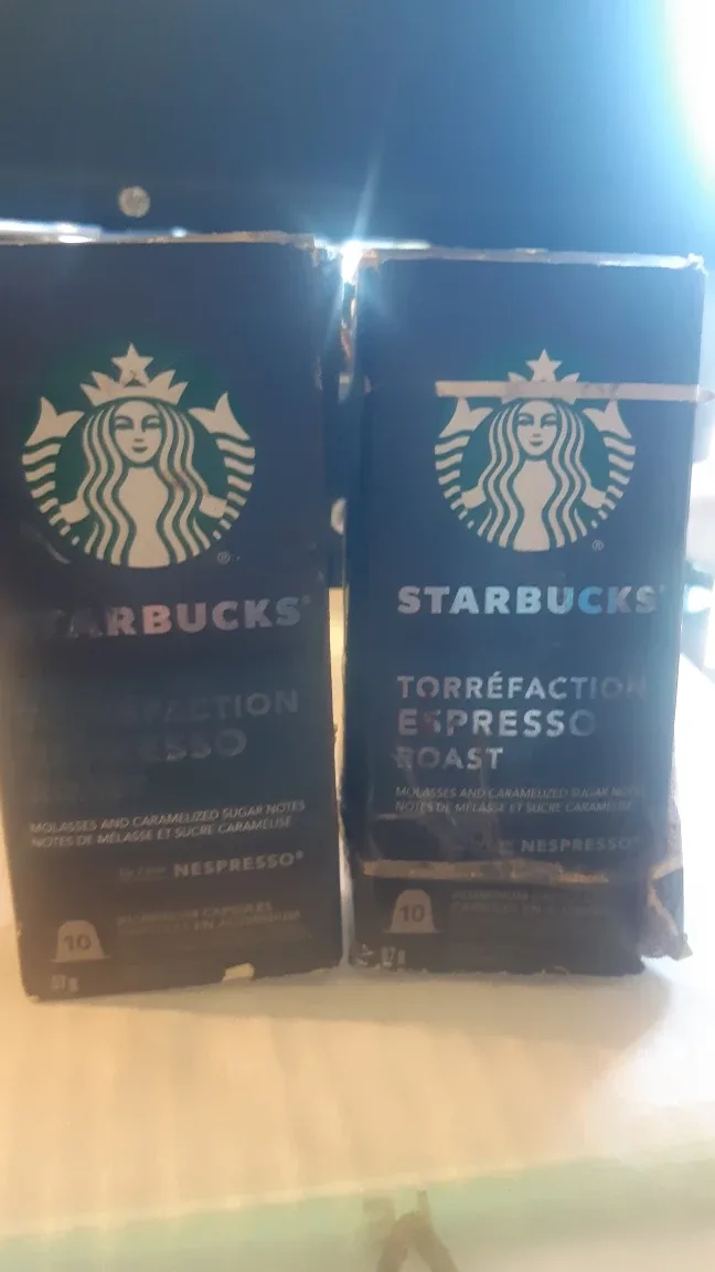 2 boxes of Starbucks Espresso Roast Nespresso Caps #freecycle image indicator(4)
