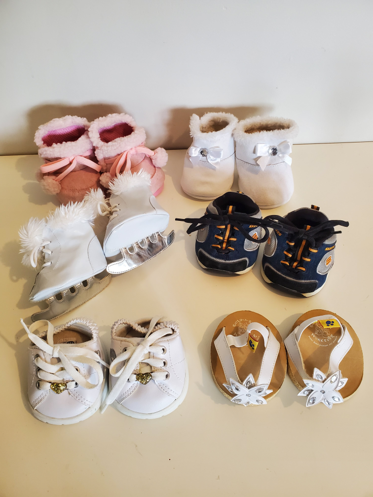 BUILD-A-BEAR Shoes Lot Of 6 Pairs...Vguc