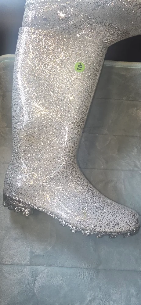 Glitter Rain Boots Size 10 thumbnail