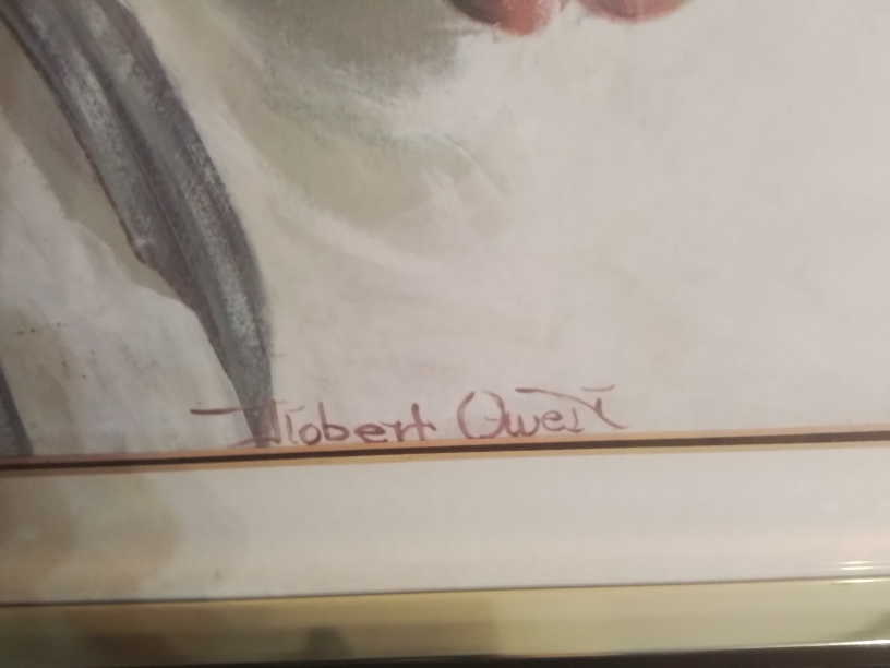 Large Robert Owen 7 Faces Of A Clown - photo 3