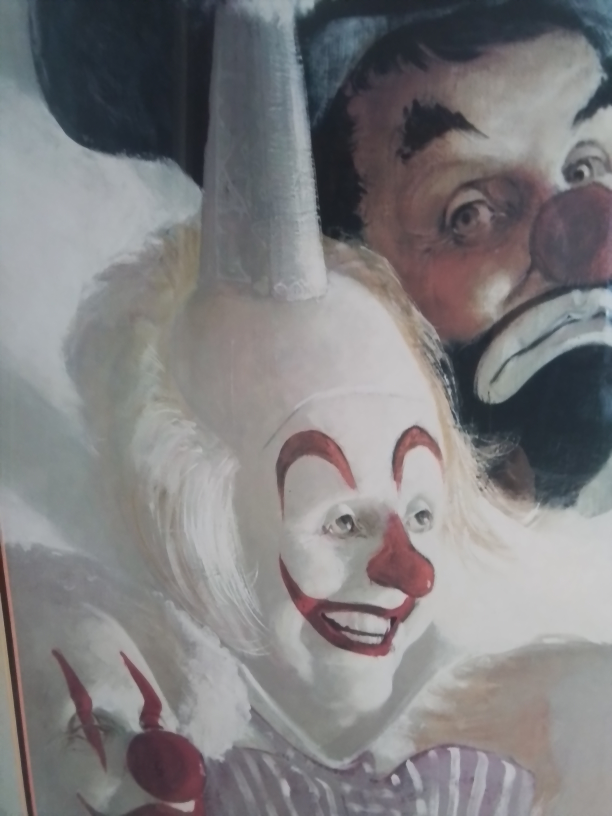 Large Robert Owen 7 Faces Of A Clown - photo 5