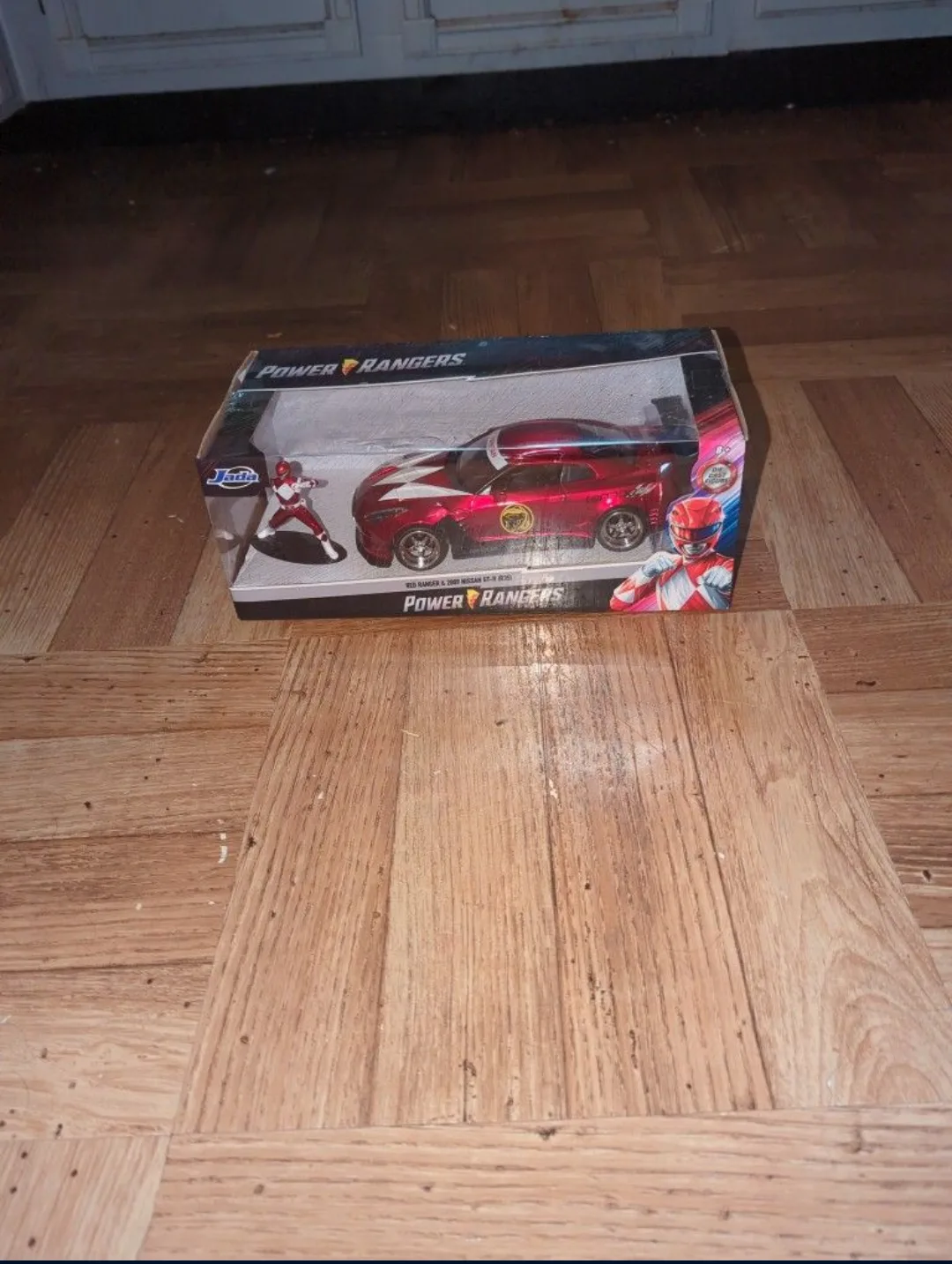 Power Rangers Red Ranger & 2001 Nissan Die-cast Car thumbnail