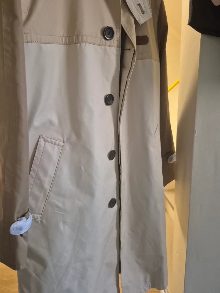 Stylish Two-Toned Trench Coat image indicator(5)