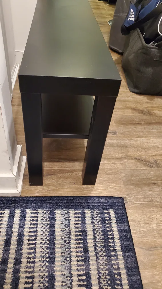 IKEA Black Shelf / TV Stand - Excellent Condition image indicator(2)