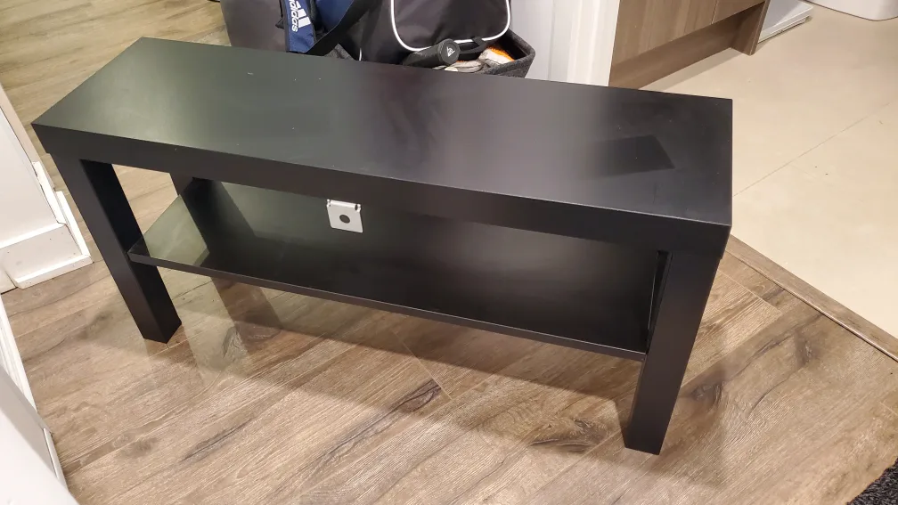 IKEA Black Shelf / TV Stand - Excellent Condition image indicator(3)