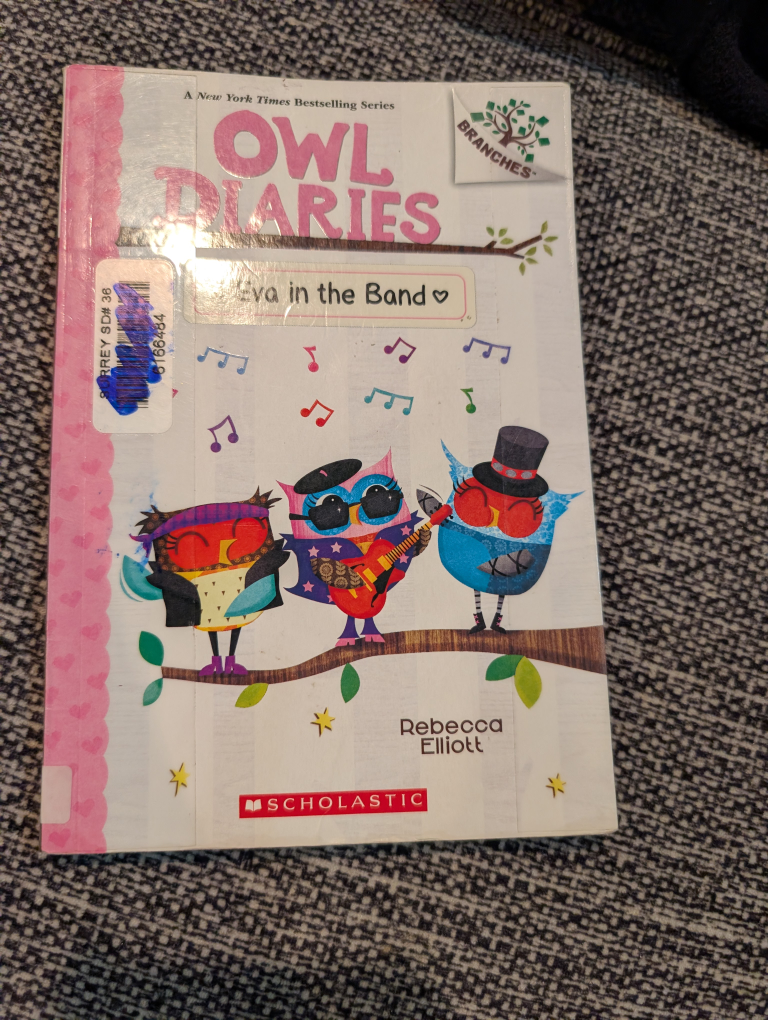Owl Diaries: Eva in the Band by Rebecca Elliott#freecycle