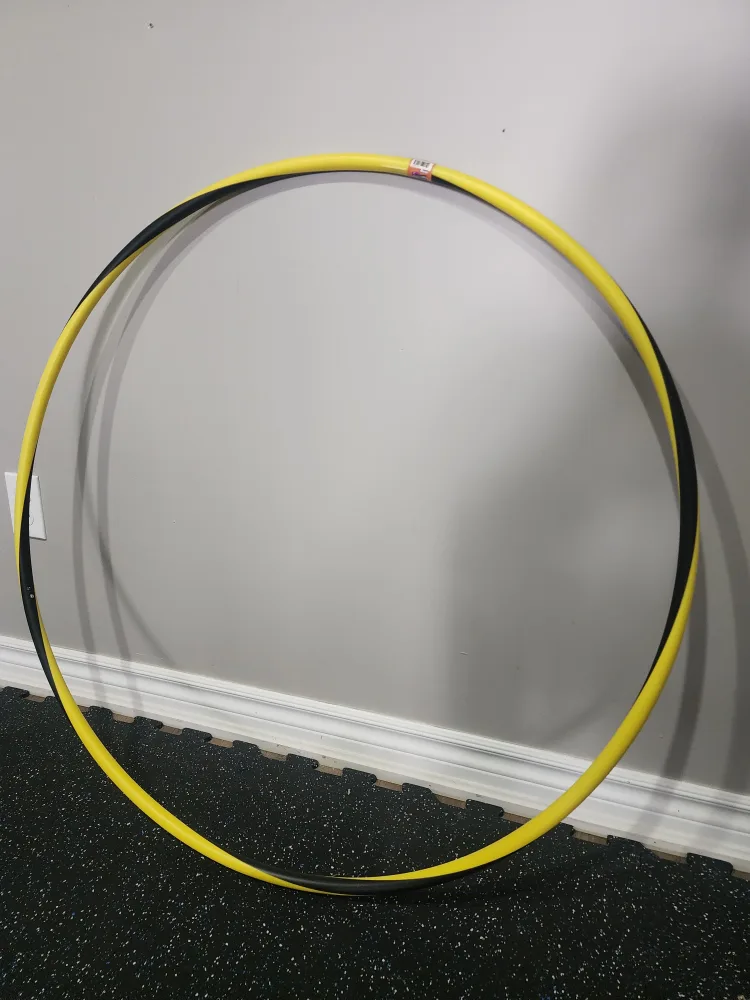 Hula Hoop - Yellow & Black #freecycle thumbnail