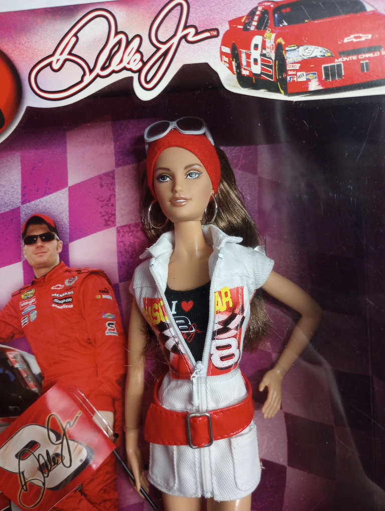 Dale Earnhardt Jr. NASCAR Barbie Doll (Pink Label) - photo 3