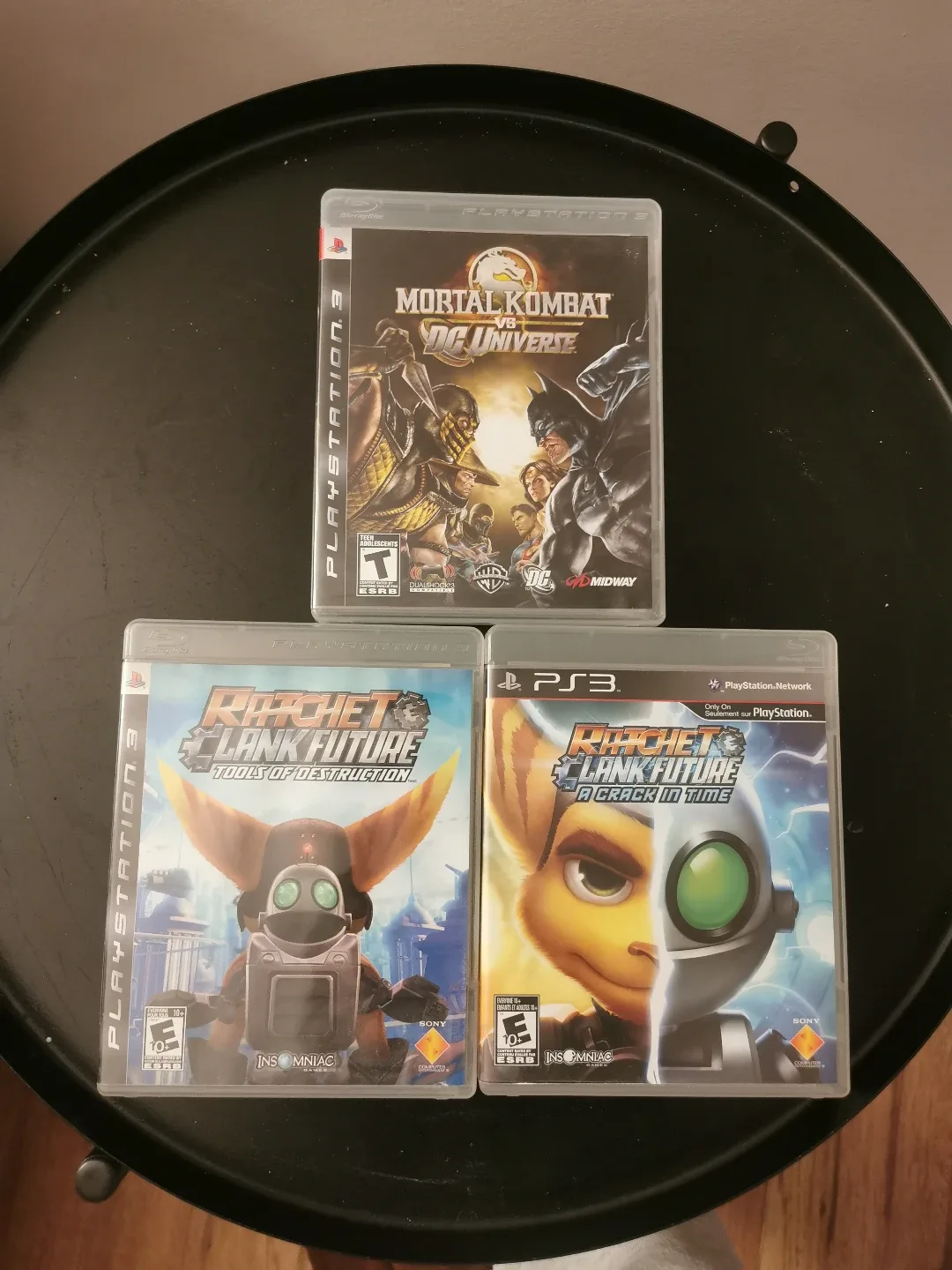 PS3 Ratchet and Clank / Mortal Kombat vs Dc Universe