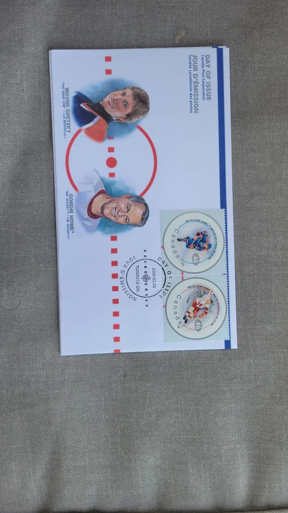 Canada Post Hockey Legends FDCs- 2000 image indicator(5)