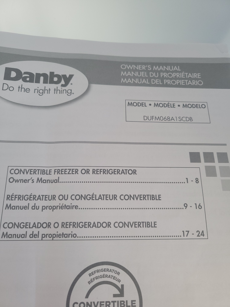 Danby Convertible Upright Freezer/Refrigerator - photo 5