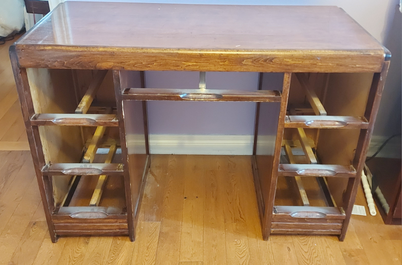 Vintage Wooden Desk - photo 2