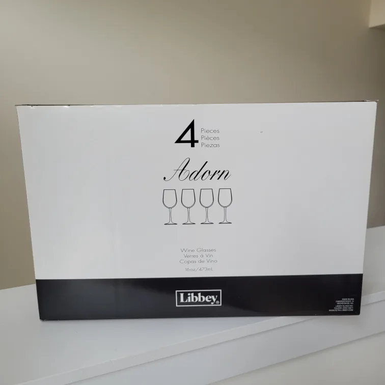 brand new Libbey Wine Glasses image indicator(4)