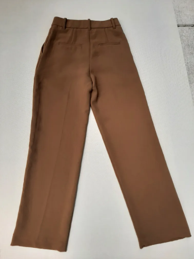 Wilfred Free Brown Wide-Leg Trousers - Size 2 image indicator(2)