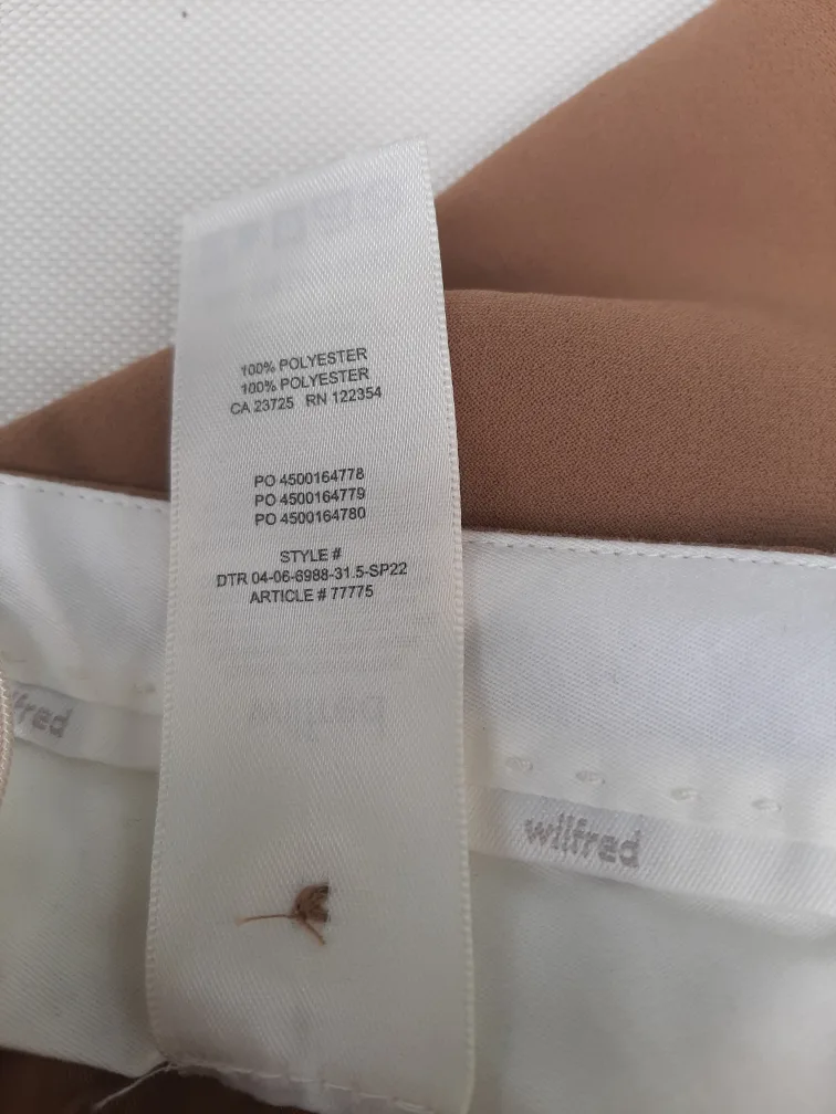 Wilfred Free Brown Wide-Leg Trousers - Size 2 image indicator(6)