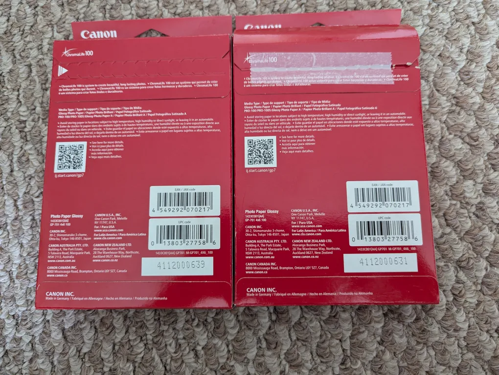 Canon Photo Paper Glossy 4x6 in. - 100 Sheets Each CASH ONLY image indicator(2)