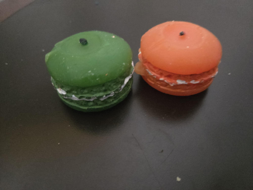 Macaron Shaped Candles (Set of 2) #freecycle